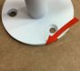 Open Box: Room Darkening Double Curtain Rod, Medium (48-88", 0.75"Diam) - White