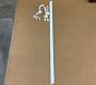 Open Box: Room Darkening Double Curtain Rod, Medium (48-88", 0.75"Diam) - White