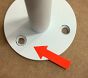 Open Box: Room Darkening Double Curtain Rod, Medium (48-88", 0.75"Diam) - White