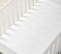 Solid Organic Cotton Crib Fitted Sheet
