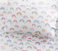 Rainbow Cloud Organic Cotton Sheet Set