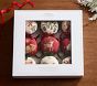 Chris Loves Julia Embroidered Scallop Village Ornaments, Set of 9