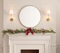 Train Lit Faux Greenery Garland