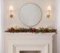 Berry Pinecone Greenery Lit Garland