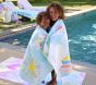Rainbow Unicorn Kid Reversible Beach Towel UPF 50+