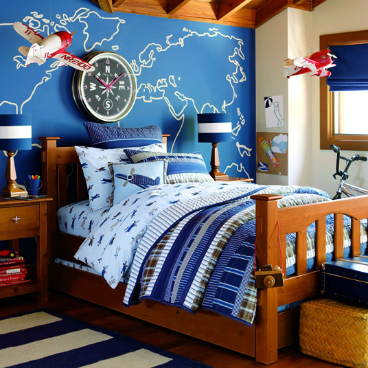 Inspired Wall Designs In A Boy S Room Pottery Barn Kids