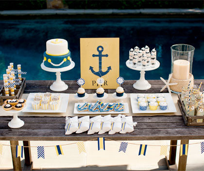 anchor decorations for baby shower