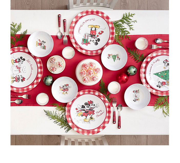 Kids Christmas Plates Dinnerware Pottery Barn Kids