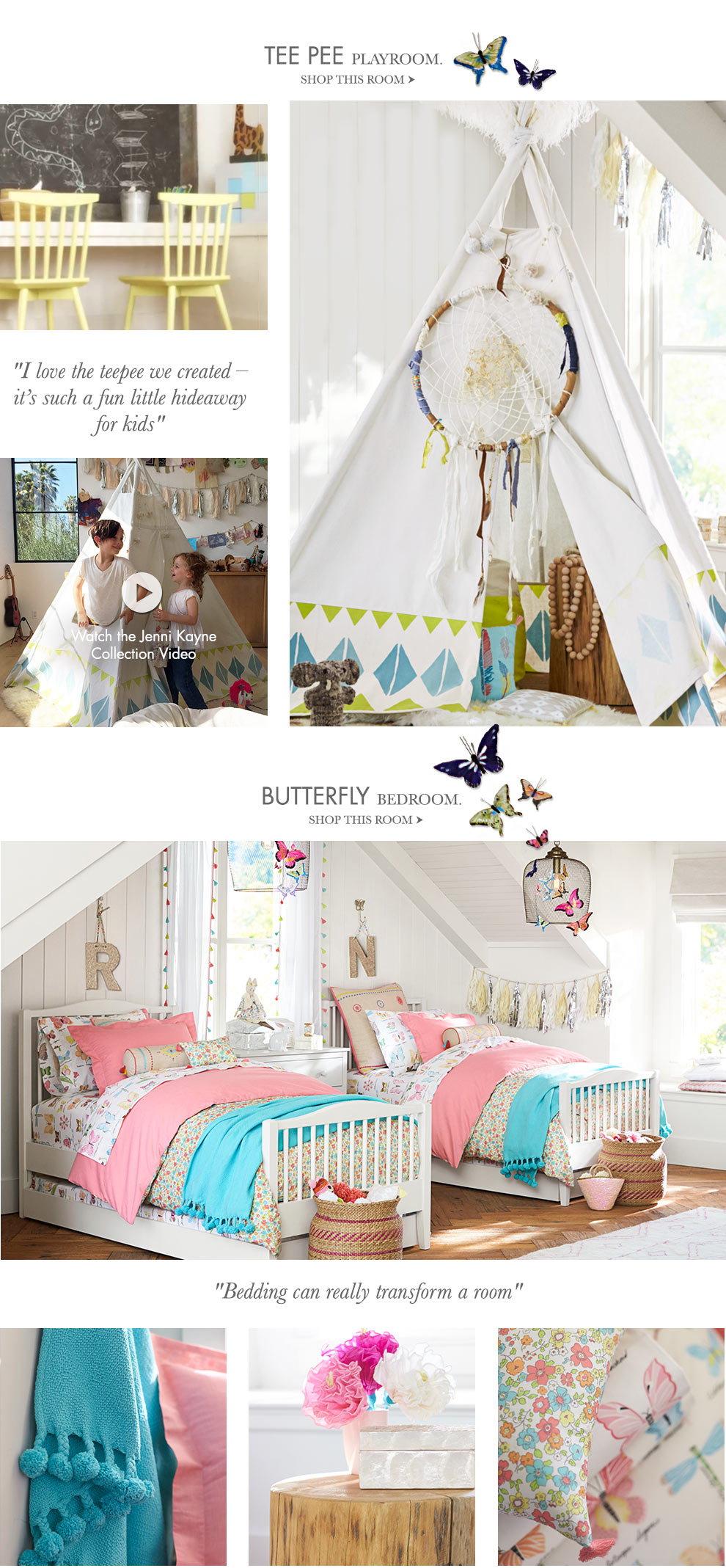Pottery Barn Collaborates With American Designer Jenni Kayne on Children's  Products