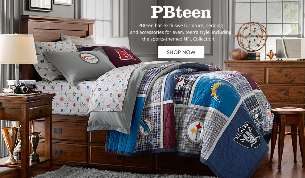 Pottery barn hotsell nfl quilt