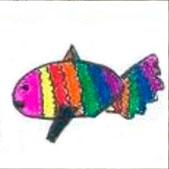 Rainbow Fish Ornament