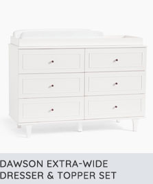 dawson extra-wide dresser and topper set