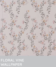 floral vine wallpaper