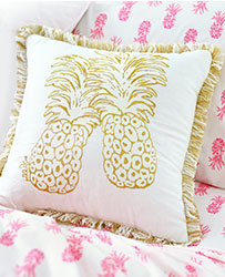 Flamenco Pineapple Pillow