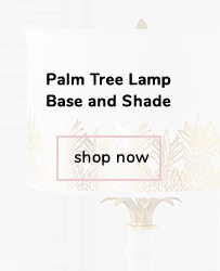 Palm Tree Lamp Base and Shade