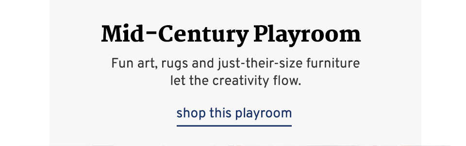 Mid-Century Playroom