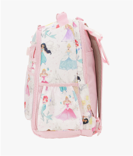 Side-facing image of Mackenzie Adaptive Backpack in Disney Princess Castle