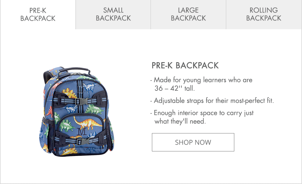 Pre-K Backpack