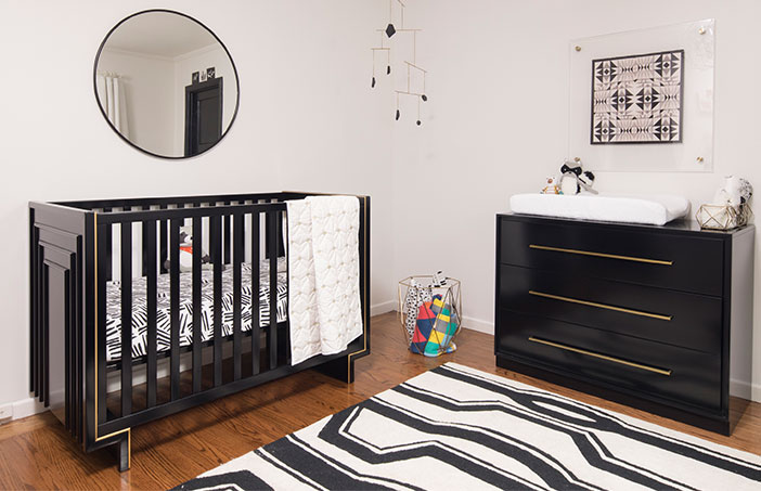 Luxe Modern Nursery After