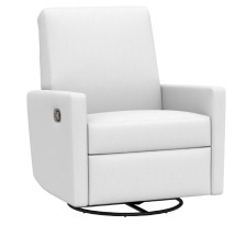 Phoenix Pillow Power and Manual Swivel Glider Recliner