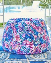 Lilly Pulitzer Slathouse Soiree Beanbag