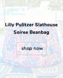 Lilly Pulitzer Slathouse Soiree Beanbag