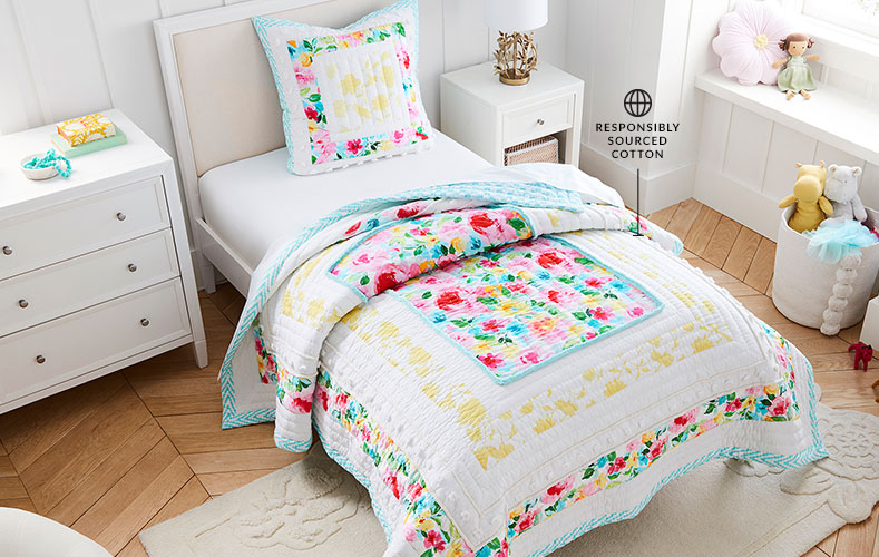 shop the concentric patchwork quilt