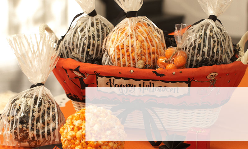 Halloween Popcorn Balls