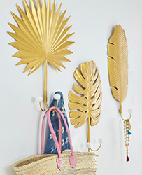 Lilly Pulitzer Palm Leaf Wall Hooks