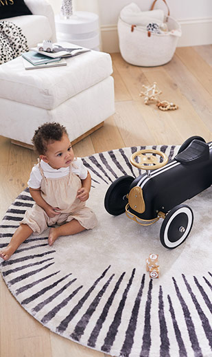 Zachel Zoe x PBK round rug