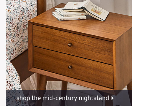 Shop the mid-century nightstand