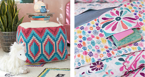 Magic Disco Caravan Bedroom