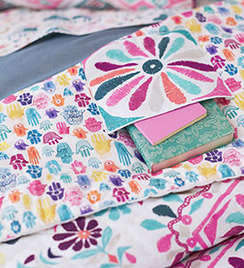 Magic Disco Caravan Bedroom