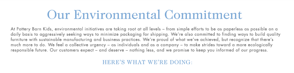 Our Enviromental Commitment