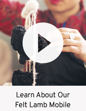 Learn About Our Felt Lamb Mobile