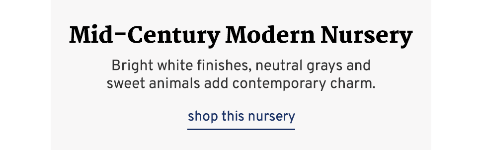 Mid-Century Modern Nursery