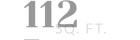 112 sq. ft.