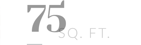 75 sq. ft.