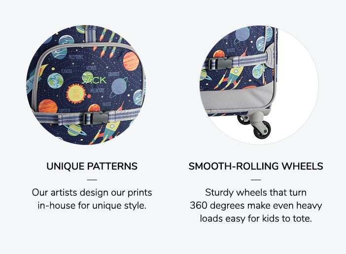 Spinner Luggage: Unique Patterns, Smooth-Rolling Wheels.