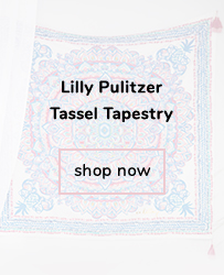Lilly Pulitzer Tassel Tapestry