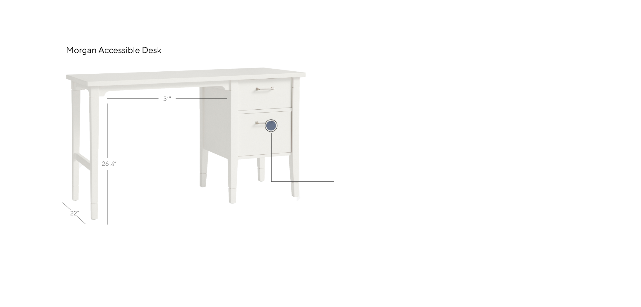 Image shows close up of the Pottery Barn Kids Mackenzie Adaptive Backpack access ports.