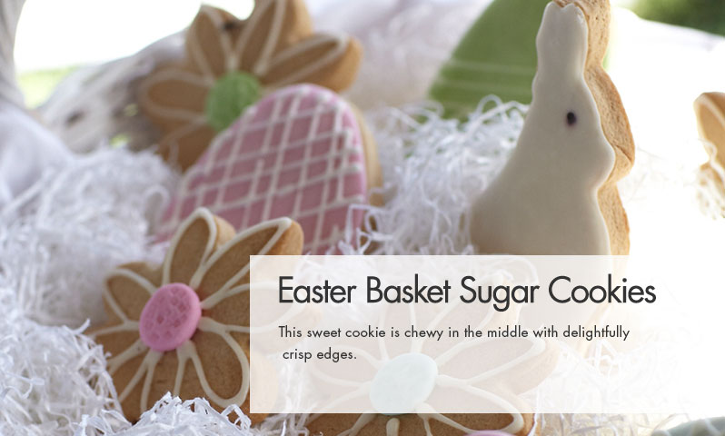 Easter Basket Sugar Cookies
