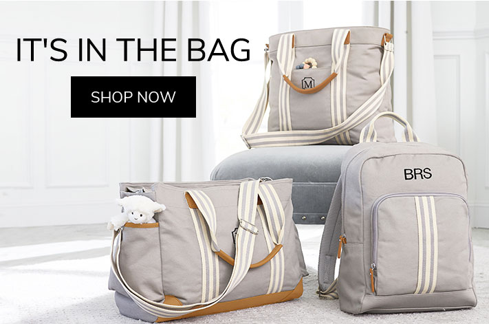 It's In The Bag. Shop Diaper Bags Now.