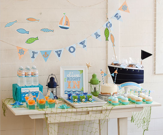 Little Sailor 1st Birthday Party
