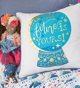 Magic Disco Caravan Bedroom