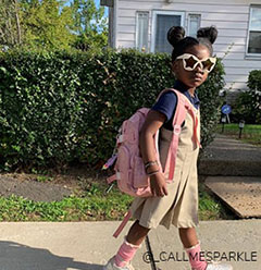 Mackenzie Pink Glitter Backpacks