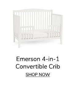 Emerson 4-in-1 Covertible Crib