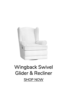 Wingback Swivel Glider and Recliner. Shop Now.