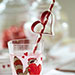 Decorative Heart Straws