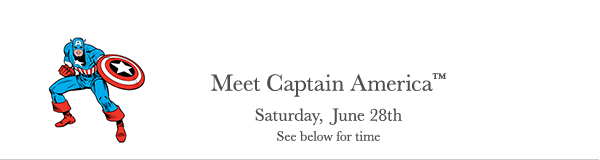 Captain America Character Appearance Schedule